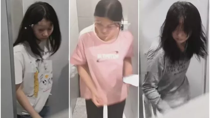 女子大トイレ潜入！排尿シーンの極秘映像
