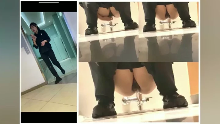 Screenshot 1 from 繁華街の女子トイレに潜入！店主の排泄を激写