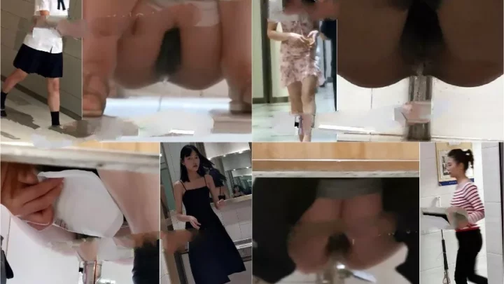 中国の公衆トイレで盗撮！美女の決定的瞬間