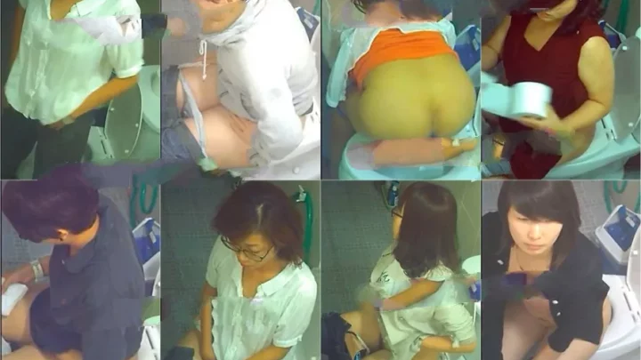 中国のトイレで盗撮！衝撃の隠しカメラ映像
