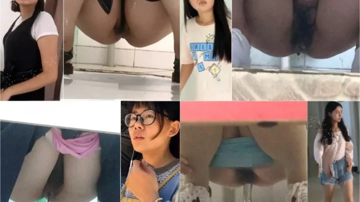 中国のトイレで捉えた秘密の瞬間！大胆な盗撮
