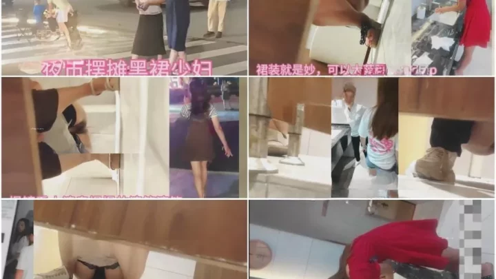 トイレの盗撮犯、住宅街で絶好の獲物を発見！