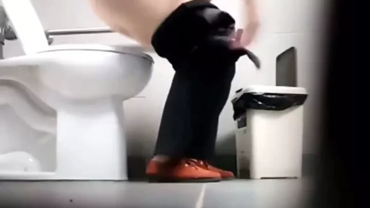 監視カメラが捉えた！スーパーのトイレで密室の情事 のスクリーンショット 4