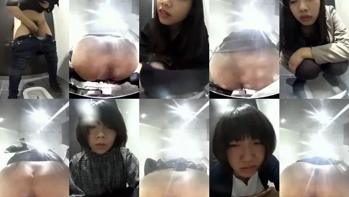 トイレ盗撮！けいちゃんの秘密の快感アナル