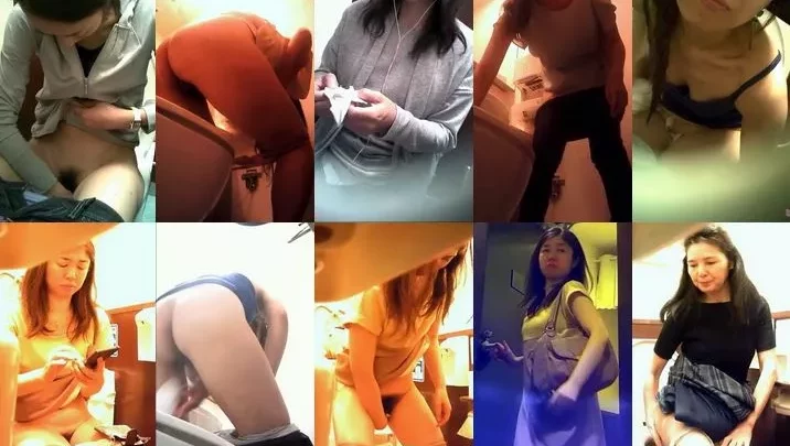 【トイレ盗撮8】覗き見の興奮！日常に潜む秘め事