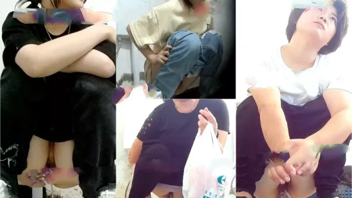 生理用品を忘れた彼女の焦り…盗撮カメラが捉えたトイレの緊迫