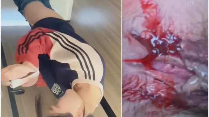 隠し撮り！生理中の女子大生の秘部に迫る高画質映像
