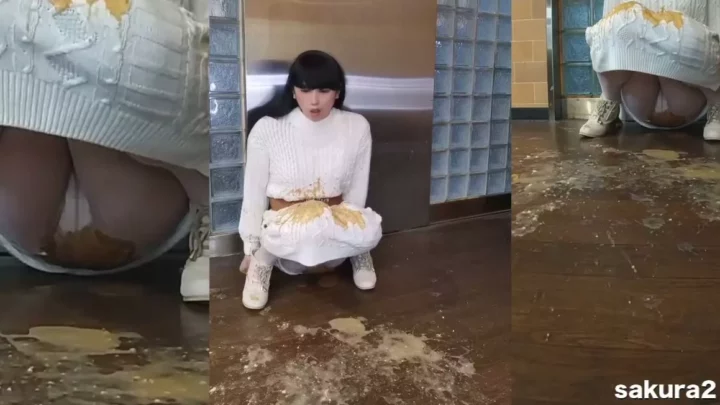 Screenshot 2 from 制服JKが自撮りで大惨事！止まらない下痢に顔を歪める