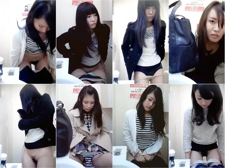 トイレ隠し撮り！可愛いJD＆若奥様5人の秘密