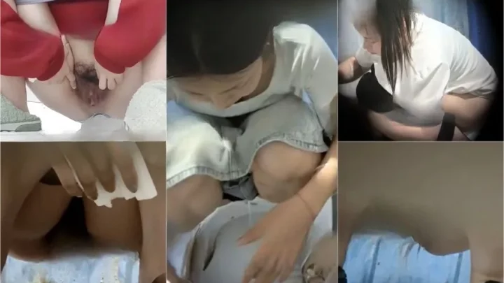 大胆不敵！中国のトイレで捉えられた美尻盗撮