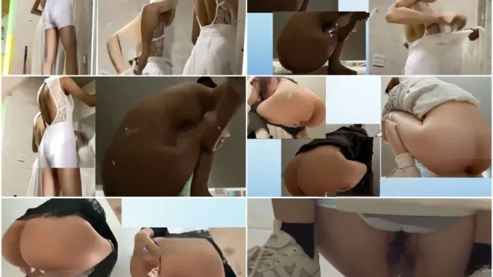 衝撃流出！トイレで発見、魅惑のストリップ美女