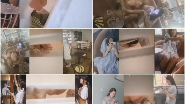 隠し撮り：カフェの女性用トイレで繰り広げられる秘密