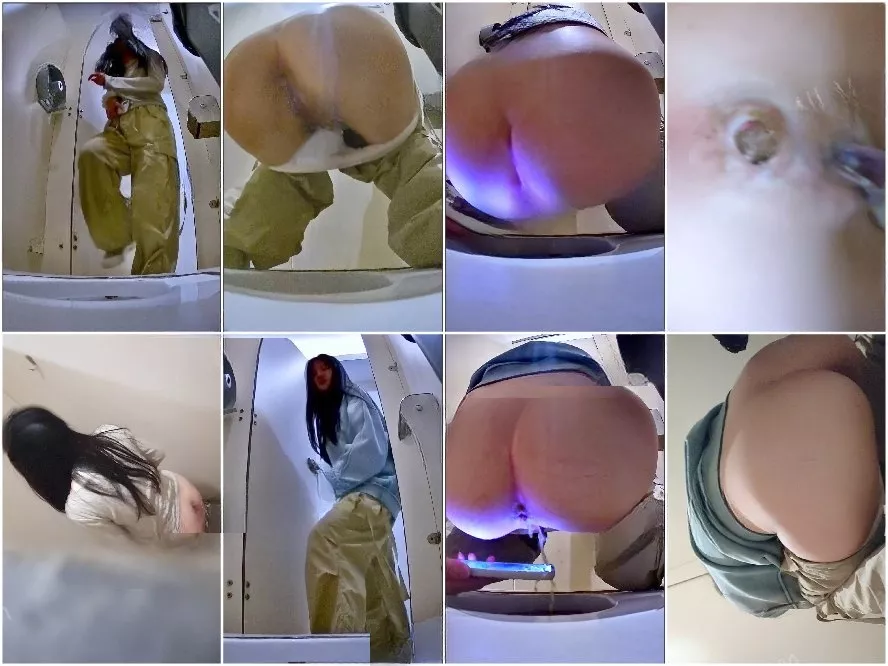 トイレで魅せる絶品排泄!無毛美人の極上流出