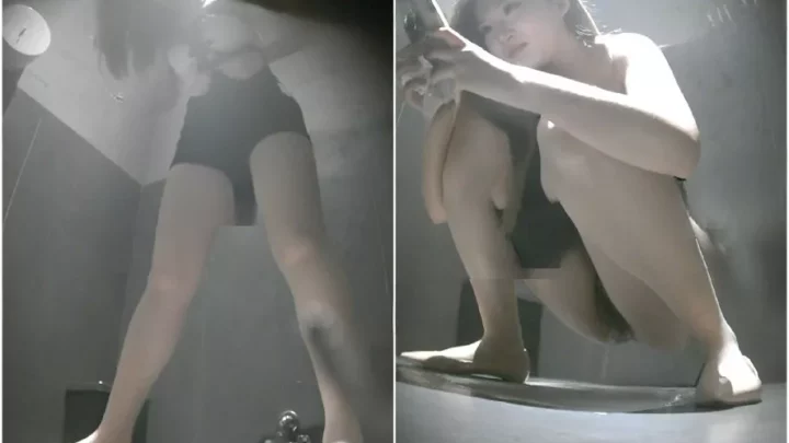 トイレで魅せるシアーなストッキング美脚KTV