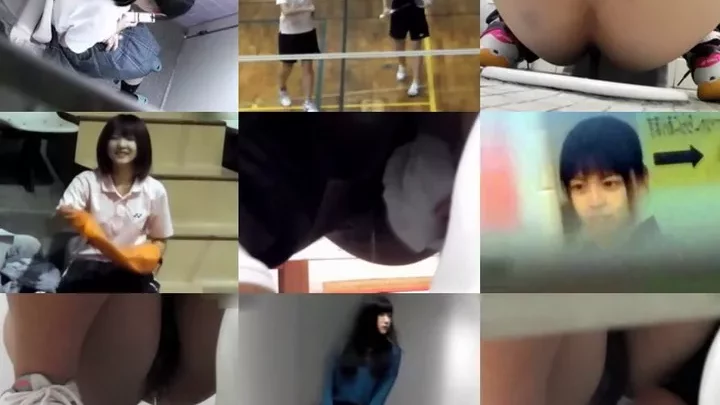 体育館トイレ盗撮！まさかの密会現場を激写