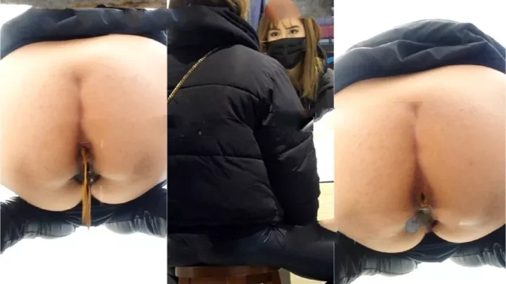 中国の公衆トイレで盗撮!ハメ撮りされる美熟女