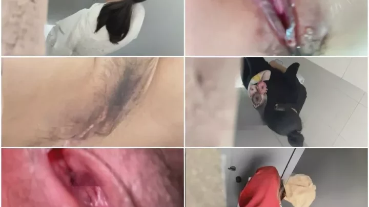衝撃リーク！女子トイレ盗撮、スカートの中を覗き見