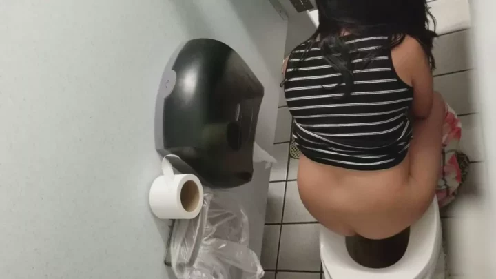 大胆不敵！公共トイレで放たれる禁断の排泄 のスクリーンショット 2